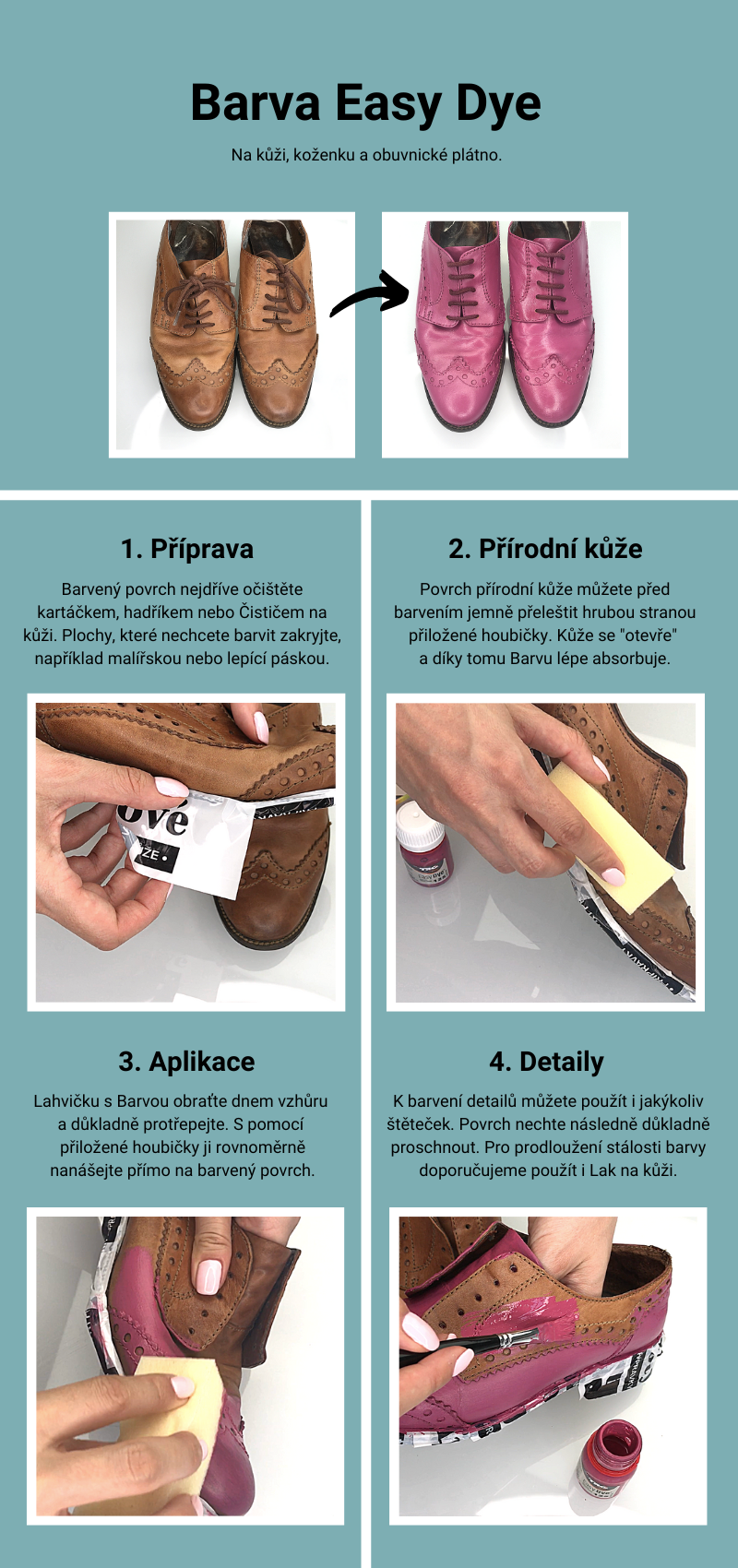 Návod Barva Easy Dye